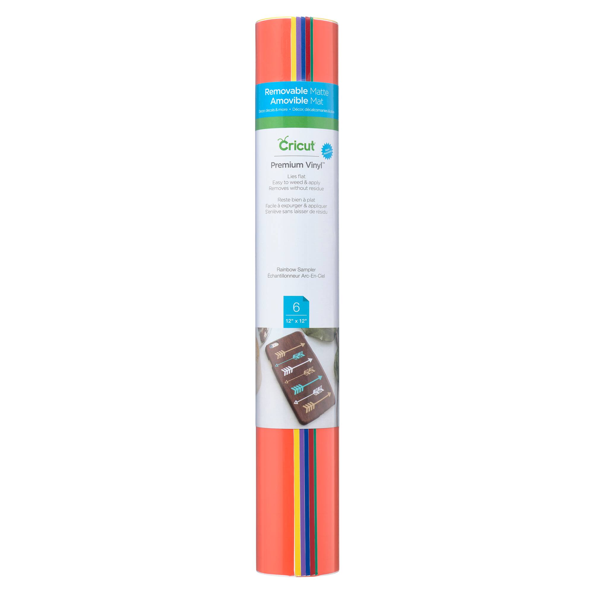 Cricut® Premium Vinyl™, Rainbow Sampler